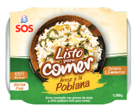 Arroz a la poblana Listo para comer